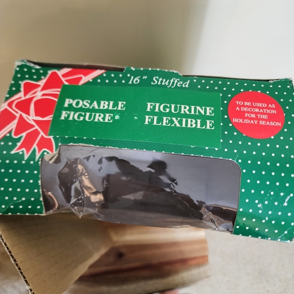 VTG Holiday Creations 16" Stuffed Posable Girl Figure Red Coat Christmas Decor - Picture 5 of 9